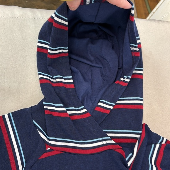 LuLaRoe Amber Striped Hoodie w/Kangaroo Pocket sz 2XL - Picture 9 of 16